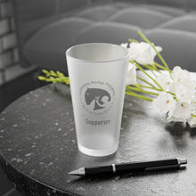 Load image into Gallery viewer, Frosted Pint Glass, 16oz
