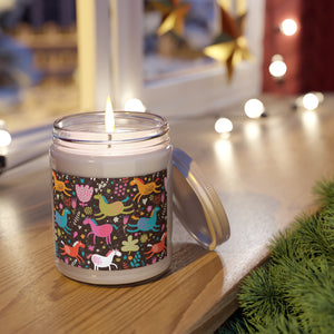Colored Horses Scented Candles, 9oz