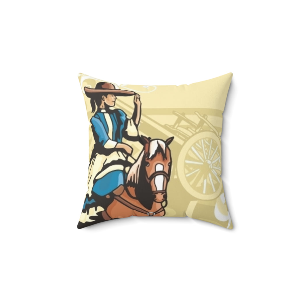 Spun Polyester Square Pillow