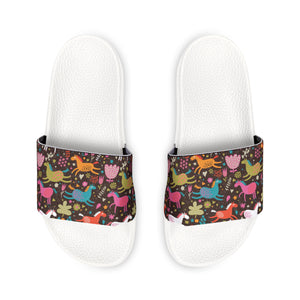 Women's Pony Slide Sandals