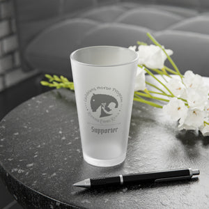 Frosted Pint Glass, 16oz