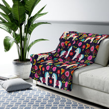 Load image into Gallery viewer, Pony Sherpa Fleece Blanket
