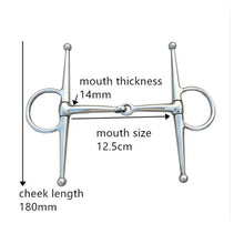 Load image into Gallery viewer, 5 Inch Stainless Steel Full Cheek Bit Horse Equipment