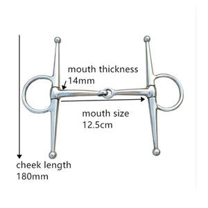 5 Inch Stainless Steel Full Cheek Bit Horse Equipment