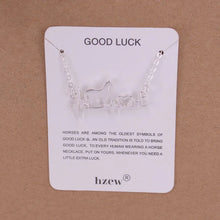 Load image into Gallery viewer, hzew cute Electrocardiogram  con collar horse penadant necklace gift