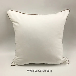 High Quality Embroidery Horse Designer Pillow Cover Sofa Cushion Cover Canvas Home Bed Decorative Case 45 x 45cm Sell by Piece