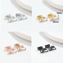 Load image into Gallery viewer, Stainless Steel Earring Western Equestrian Horse Cowboy Cowgirl Boot Horseshoe Earrings for For Women Men Jewelry Pendientes