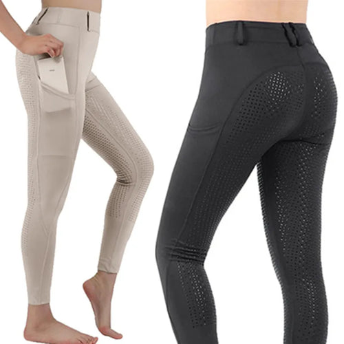 Women’s Equestrian Anti Slip Silicone Riding Leggings