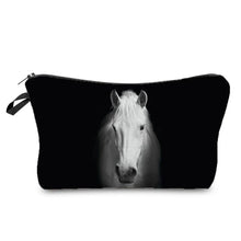 Load image into Gallery viewer, Colorful Horse Print Makeup Bags For Women Roomy Toiletry Bag Mini Travel Practical Pouch Birthday Custom Pattern Cosmetics Bags