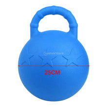 Load image into Gallery viewer, 28/25cm Horse Rubber Chew balls Toy Game with Scented Horse Stable And Yard Toy Juggling Horse Treats Pet Joy Fun Accessory
