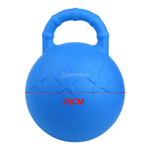 28/25cm Horse Rubber Chew balls Toy Game with Scented Horse Stable And Yard Toy Juggling Horse Treats Pet Joy Fun Accessory