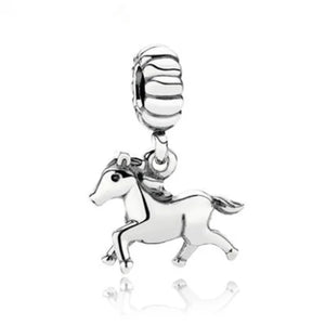 New original horse fish dog pig rabbit penguin cow Pandora Bead fit Pandora charms silver 925 bracelets for women DIY Jewelry
