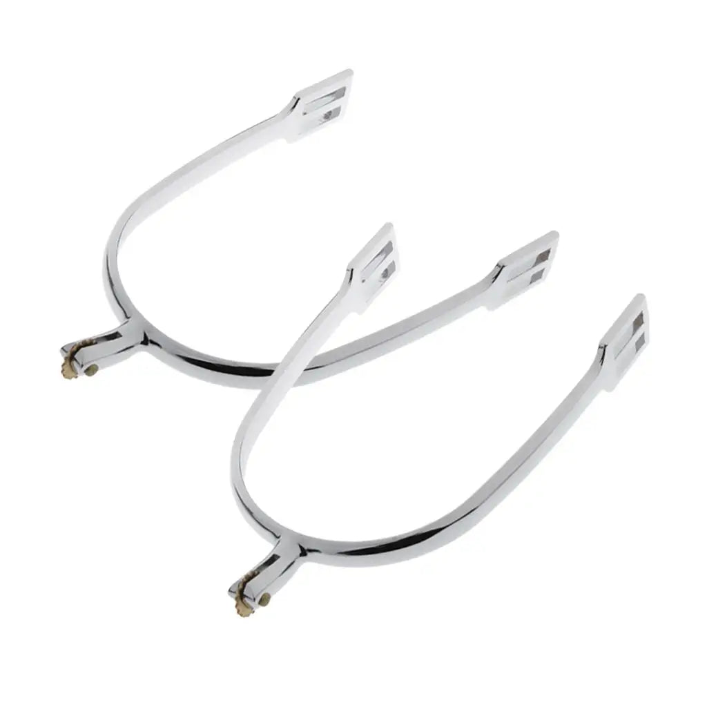 1 Pair Zinc Alloy Horse Riding Equestrian Training Spur for Men Rider 135mm