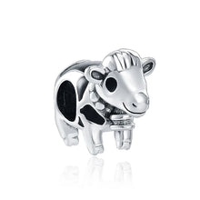 Load image into Gallery viewer, New original horse fish dog pig rabbit penguin cow Pandora Bead fit Pandora charms silver 925 bracelets for women DIY Jewelry
