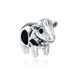 New original horse fish dog pig rabbit penguin cow Pandora Bead fit Pandora charms silver 925 bracelets for women DIY Jewelry
