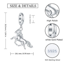 Load image into Gallery viewer, New Fashion Jewelry Fit European Charms Silver 925 Beads Bracelets Flying Horse Charms Pendant Beads For Jewelry Making Gifts