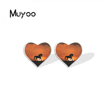 Load image into Gallery viewer, 2023 New Fashion Cartoon Funny Running Horse Stainless Steel Stud Earrings Handcraft Epoxy Acrylic Earrings