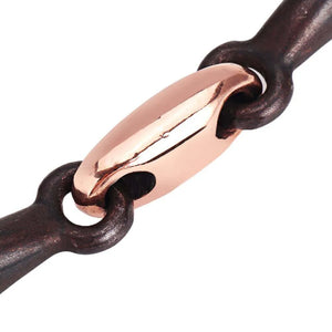 Stainless Steel Snaffle Bit Hollow Jointed Mouth Loose O Ring Horse Bit Horse Ring For Equestrian Supplies