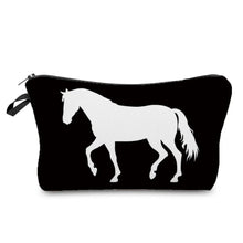 Load image into Gallery viewer, Colorful Horse Print Makeup Bags For Women Roomy Toiletry Bag Mini Travel Practical Pouch Birthday Custom Pattern Cosmetics Bags