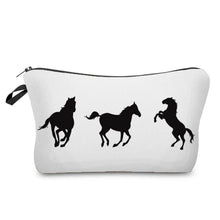 Load image into Gallery viewer, Colorful Horse Print Makeup Bags For Women Roomy Toiletry Bag Mini Travel Practical Pouch Birthday Custom Pattern Cosmetics Bags