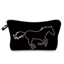 Load image into Gallery viewer, Colorful Horse Print Makeup Bags For Women Roomy Toiletry Bag Mini Travel Practical Pouch Birthday Custom Pattern Cosmetics Bags