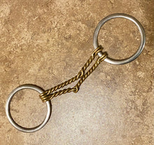 Load image into Gallery viewer, Double Twist Brass Wire Loose Ring Bit
